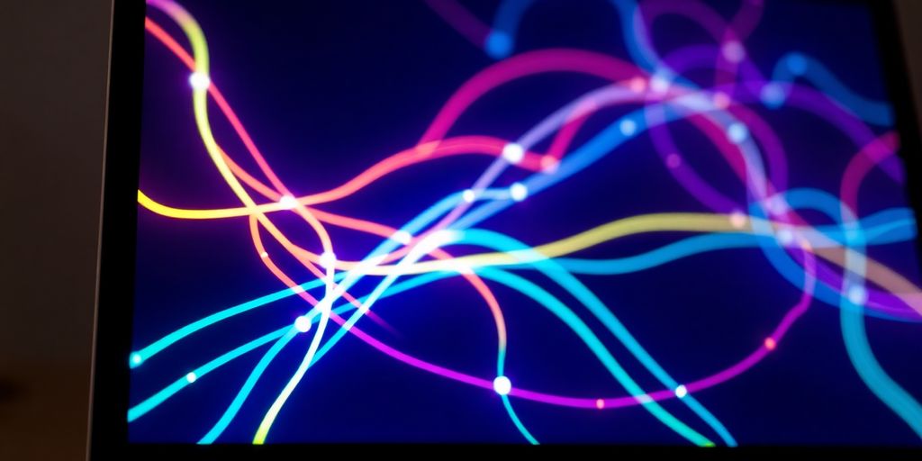 Laptop with glowing affiliate links